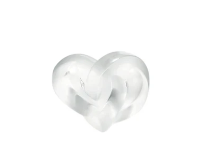 SCULPTURE COEURS ENTRELACÉS - LALIQUE
