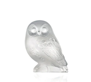 SCULPTURE CHOUETTE FRISSONS - LALIQUE